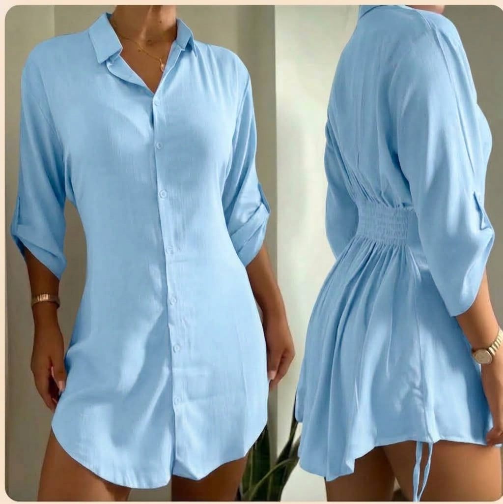 👗 Vestido Camisero Versátil- AMELIA