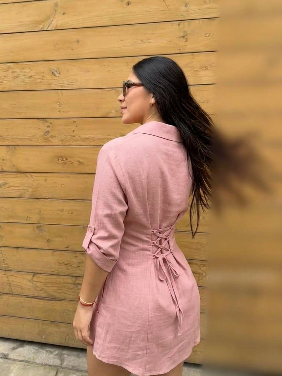 👗 Vestido Camisero Versátil- AMELIA