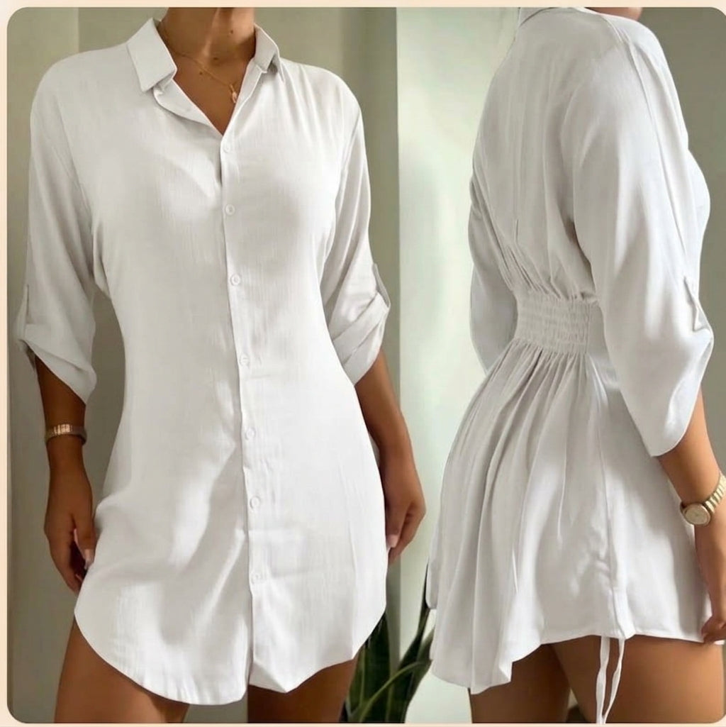 👗 Vestido Camisero Versátil- AMELIA