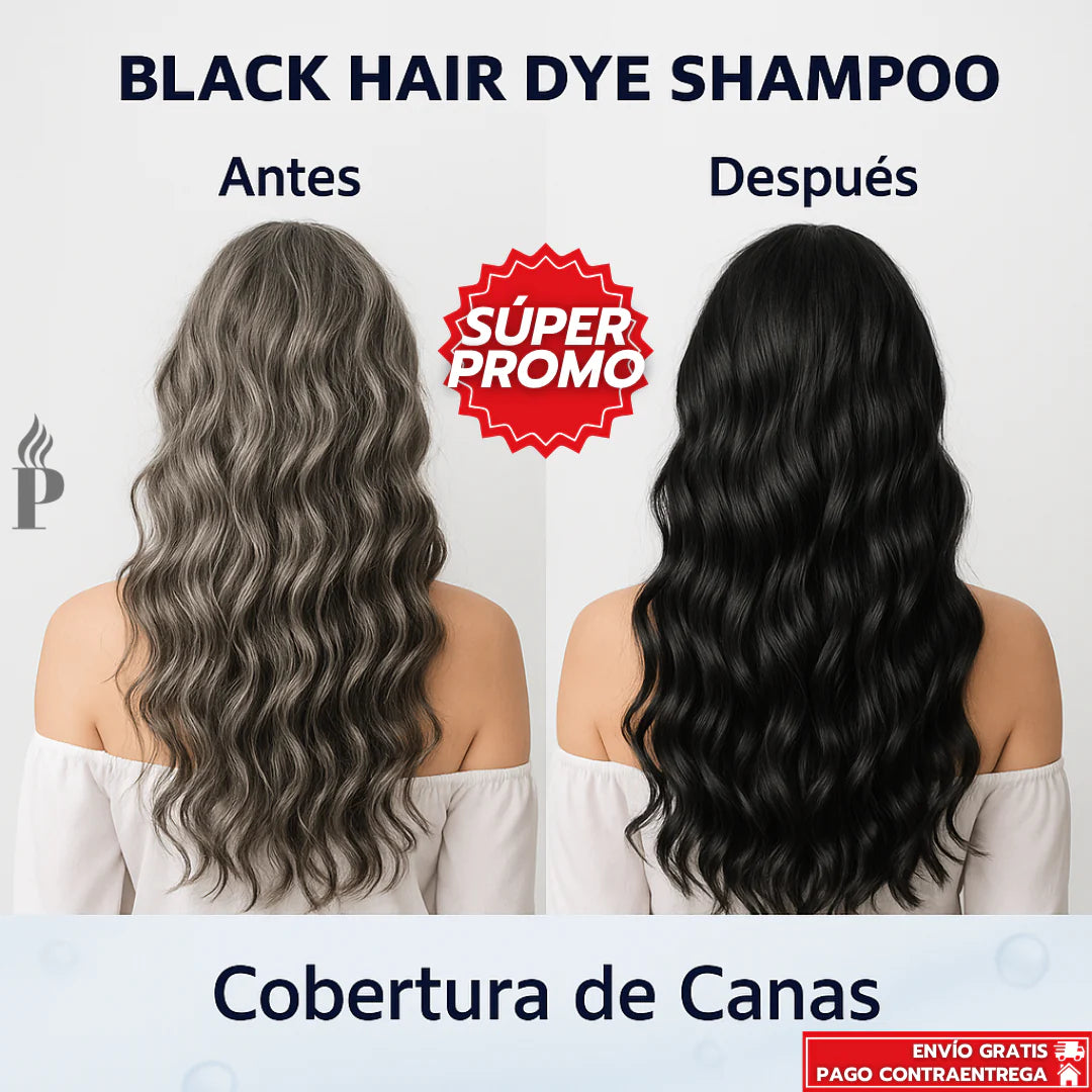 SAMPOOO🍃BLACK HAIR DYE