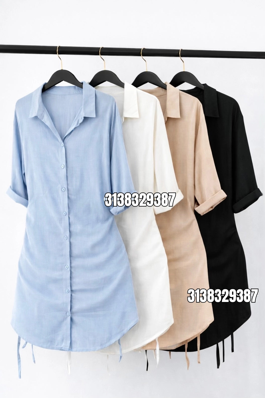 👗 Vestido Camisero Versátil- AMELIA